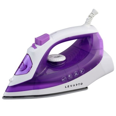 Photo of Levarto - Electric Steam Iron Purple - 2200W