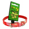 Small Pet Cat Dog Camouflage Stylish Collar Adjustable PU Leather Red Pink Photo