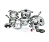 16 Piece Heavy Duty Induction Base Stainless Steel Cookware Set with Lids Photo