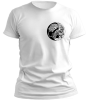 PepperSt Men's White T-Shirt - Dragon vs Tiger Photo