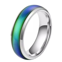 Colour Changing Stainless Steel Mood Temperature Ring