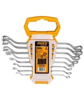 Ingco Offset Ring Spanner Set 8 Pieces