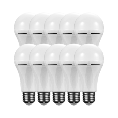 Switched 9W A60 LED Rechargeable Light Bulbs E27 Edison Cool Warm