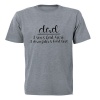 BuyAbility Dad - First Hero - First Love - Adults - T-Shirt Photo