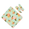 Lizel Harris Baby Modern Floral Swaddle Blanket Set and Headband Photo
