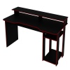 LINX Techno Mobili Desk Gamer Station Black & Red / Preto & Vermelh Photo