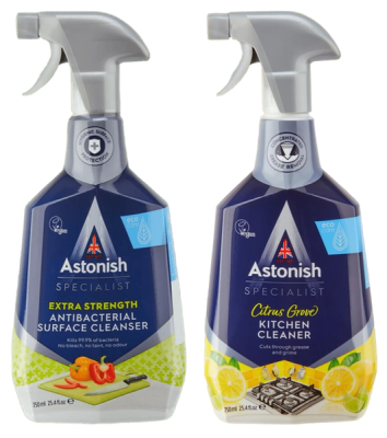 Astonish Anti Bacteria Cleaner Kitchen Cleaner 750ml 2 Pack