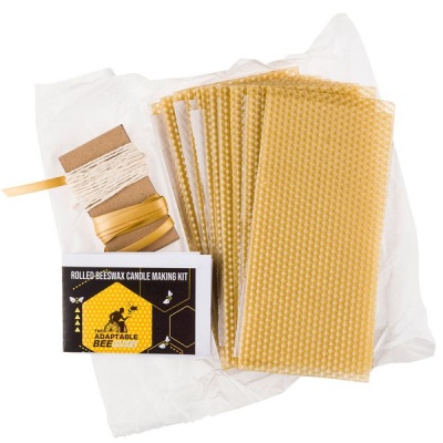 Photo of The Adaptable Bee - DIY Beeswax Candle Making Kit - 12 Sheets