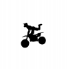 Bedight Wall Art Bedight Off Road Biker Photo