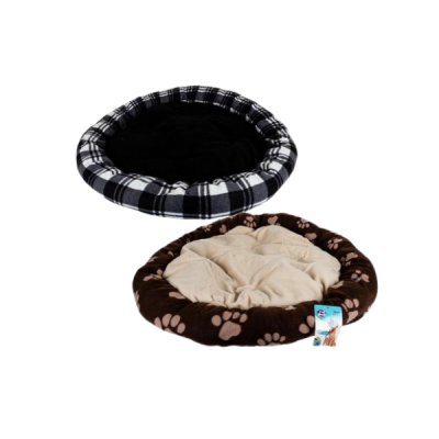 Pet Mall Bed Round Fleece Bed Large