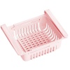 Adjustable Refrigerator Storage Basket-Pink Photo