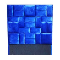 Decorotika De Puzzle Headboard in Blue Velvet