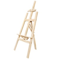 Wooden Easel Tripod Stand 90cm Adjustable for Painting Display Art Event