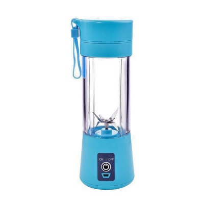 Photo of 380ml Portable Juicer Blender 6 Blades Rechargeable - Blue