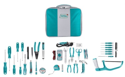 Photo of Total Tools 51 Piece Electrical/General Tool Set in Canvas Bag