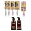 Bio Brush Hot Styling and Pink Detangling Brush Set & Argan Oil - 750ml Photo