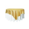Gold Satin Table Overlay Photo