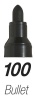 Pilot SCA-100 Bullet Permanent Marker - Box of 12 - Blue Photo