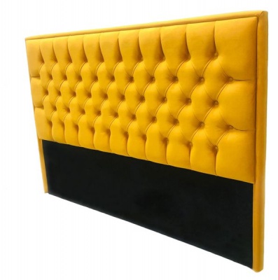 Photo of Decorist Home Gallery Just Home - Yellow Headboard Queen Size