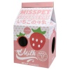 UrbanPets - Cat Scratcher Cardboard Milk Carton House Photo