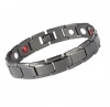 TryMe Health Magnetic Balance Energy Therapy Wide Bracelet Gold Photo