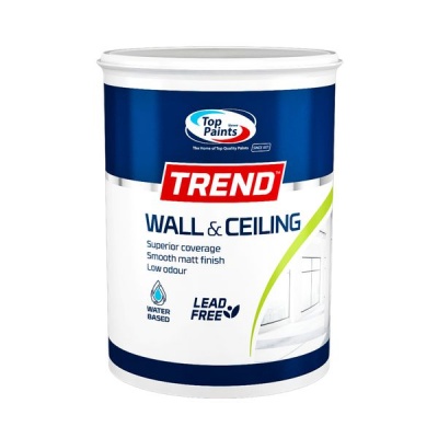 Photo of Top Paints Trend Wall and Ceiling Paint 20Litre - White