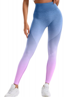 High Waisted Contour Gym Tights Cotton Candy Pink
