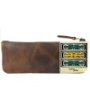 Dumi Jabu Genuine Leather Ndebele Inspired Pencil Bag | Teal Photo