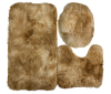 AZAZ ENTERPRISE 3 pieces Bathroom Rugs Shaggy Set Photo
