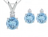 Civetta Spark Mimi Set with Swarovski Aquamarine Crystal Photo