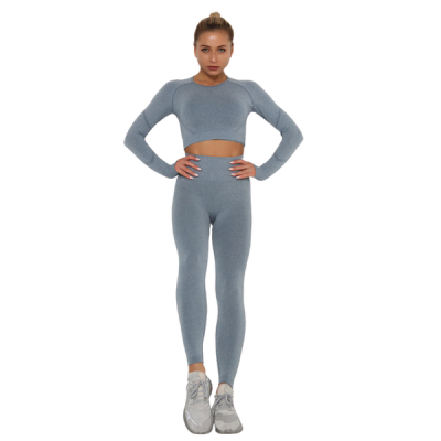 Photo of InstantFit Cloudy-Grey Two Piece Long Sleeve Compression Set
