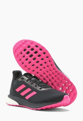 Photo of adidas Women's AstraRun Boost Running Shoes - Black/Pink