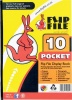 Flip File A4 10 Pocket Pack of 3