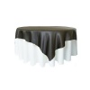 Black Satin Table Overlay Photo