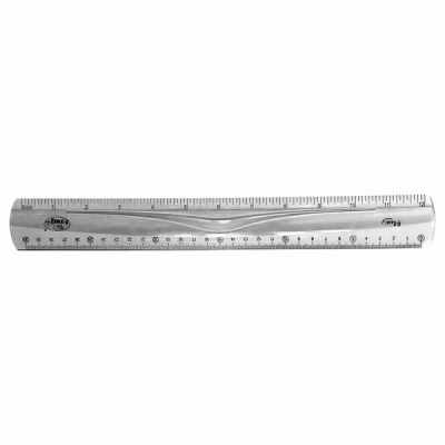 Parrot Products Shatterproof Flexible Ruler 30cm Clear