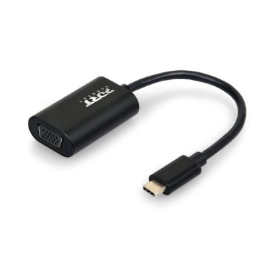 Photo of Port Connect 15cm Type-C to VGA Adapter - Black