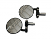 Rotracc Round Short Stem Bar End Mirrors Photo