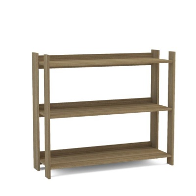 Photo of Click Furniture Platina Brown Low Bookcase