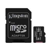 Kingston 64GB micSDXC Canvas Select Plus 100R A1 C10 Three Pack ADP