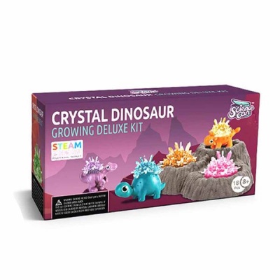 TopBright Crystal Dinosaur Growing Deluxe Kit