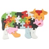 Cow Shaped Colourful Puzzle 26 Piece Photo