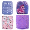 JanaS Baby Cloth Diaper One Size Fits Most Pockets 4 Pack pony Photo