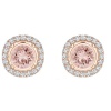 Stella Luna Audrey Earring - Swarovski Vintage Rose Crystal Rosegold Photo
