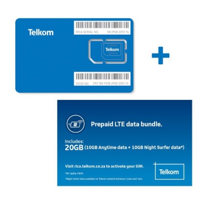 Photo of Telkom LTE Prepaid 10GB 10GB Only Cellphone