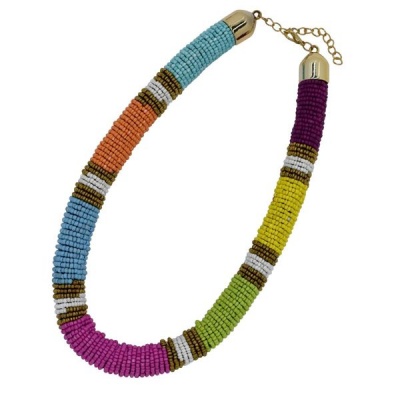 Photo of Sista Multi Colour Beaded Necklace