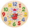 Viga Extra Thick Wooden Clock Puzzle Photo