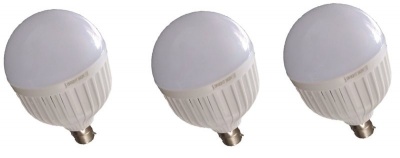 The LED Light Up Store Intelligent 15W Rechargeable LED Screw in Bulb 3 bulbs