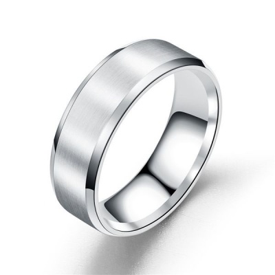 Photo of Men's Silver Stainless Steel Ring