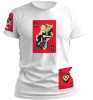 PepperSt Men's White T-Shirt - Queen of Hearts Photo