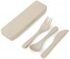 Okiyo Heiki Wheat Straw Cutlery Set Photo